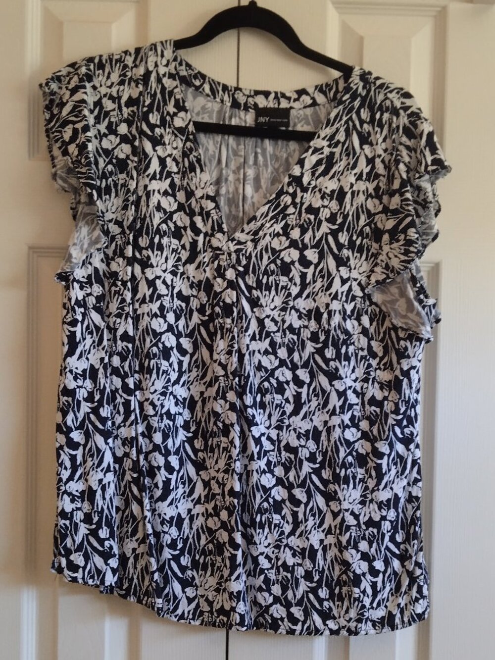 JONES NEW YORK FLORAL WOMENS TOP SIZE XL